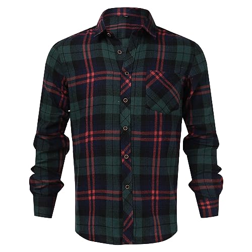 Fulidngzg Kariertes Hemd Herren Button Down Kariertes Flanellhemd Freizeithemden Langarm Regular Fit Holzfällerhemd Karohemd Outdoor Flannel Jagdhemden Holzfällerjacke 5XL Hemd Hemdjacke Fulidngzg Kariertes Hemd Herren Button Down Kariertes Flanellhemd Freizeithemden Langarm Regular Fit Holzfällerhemd Karohemd Outdoor Flannel Jagdhemden Holzfällerjacke 5XL Hemd Hemdjacke von Fulidngzg