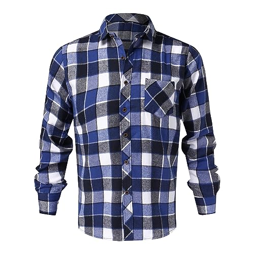 Fulidngzg Kariertes Hemd Herren Button Down Kariertes Flanellhemd Freizeithemden Langarm Regular Fit Holzfällerhemd Karohemd Outdoor Flannel Jagdhemden Holzfällerjacke 5XL Hemd Hemdjacke Fulidngzg Kariertes Hemd Herren Button Down Kariertes Flanellhemd Freizeithemden Langarm Regular Fit Holzfällerhemd Karohemd Outdoor Flannel Jagdhemden Holzfällerjacke 5XL Hemd Hemdjacke von Fulidngzg