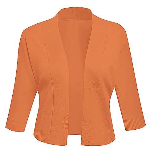 Fulidngzg Kurzblazer Damen Festlich: Kurzarm Zum Kleid Cardigan Dünne Festlich Kurzblazer Spitze Häkel Jacke Leichte Schwarz Bolero Hippie Elegante Crop Strickbolero Strickjacken von Fulidngzg