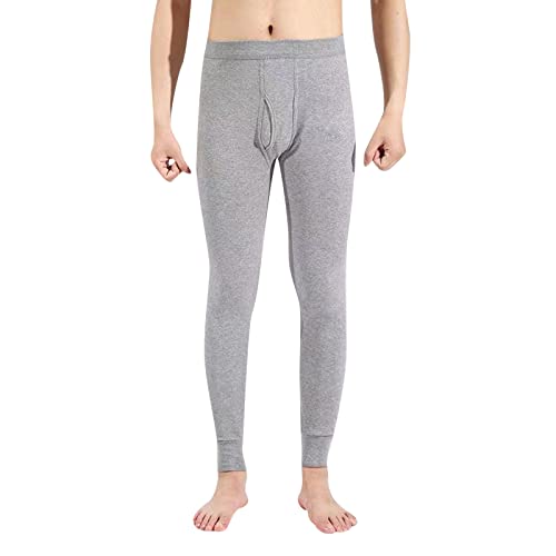 Fulidngzg Lange Unterhose Herren Verdickte Große Größen Thermounterwäsche Thermohose Winter Lässige Unterhosen Termostrumpfhosen Fleece Feinripp Thermounterhose Thermopants Thermo Thermowäsche von Fulidngzg