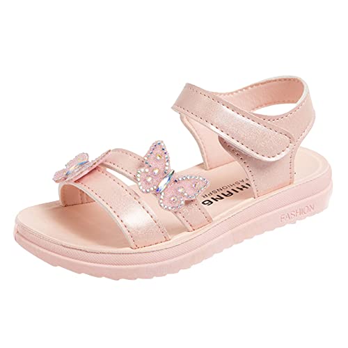 Fulidngzg Sandalen Mädchen Kinder Sommerschuhe Prinzessin Trekkingsandalen Glitzer Kinderschuhe Sommer Schuhe Strandschuhe von Fulidngzg