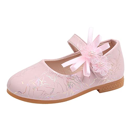 Fulidngzg Sandalen Mädchen 30 Cosplay Schuhe Schmal Sommer Tanzschuhe Partei Bowknot Leder Festlich Stöckelschuhe Pumps Elegante Ballerina Strass Prinzessin Schuhe Kinderschuhe von Fulidngzg