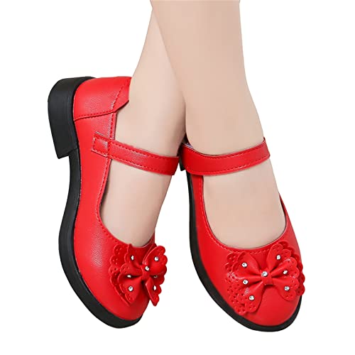 Fulidngzg Sandalen Mädchen 35 Leder Sommer Festlich Kinderschuhe Cosplay Schuhe Partei Glitzer Ballerina Prinzessin Schuhe Tanzschuhe Elegante mit Absatz Strass Pumps Stöckelschuhe von Fulidngzg