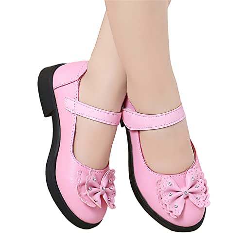 Fulidngzg Sandalen Mädchen 35 Leder Sommer Festlich Kinderschuhe Cosplay Schuhe Partei Glitzer Ballerina Prinzessin Tanzschuhe Elegante mit Absatz Strass Pumps Stöckelschuhe von Fulidngzg