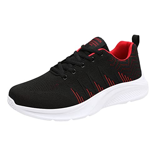 Fulidngzg Schwarze Turnschuhe Damen Elegant Frühling Barfuss Schuhe Orthopädische Schuhe Leichte Gym Sportschuhe Sneaker Atmungsaktive Weiss Laufschuhe rutschfeste Joggingschuhe Hallen von Fulidngzg