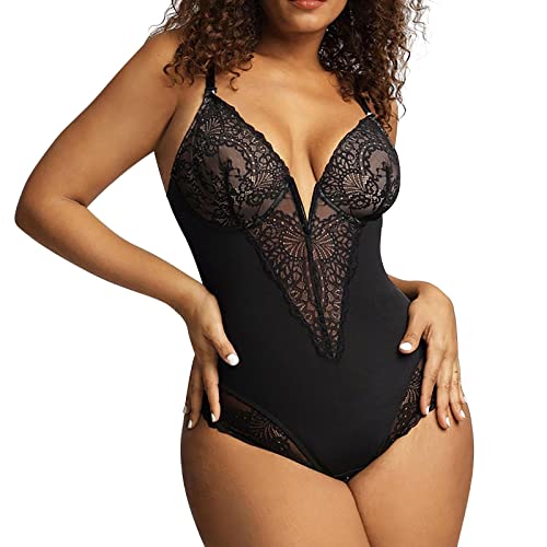 Fulidngzg Shape Body Damen Stark Formend: Elegant Shape Body Rückenfrei Figurformende Popilush Summer Saver Mieder Bauchweg Shaping Shapewear Flacher Bauch Oktoberfest Skims Bodysuit Korsett von Fulidngzg