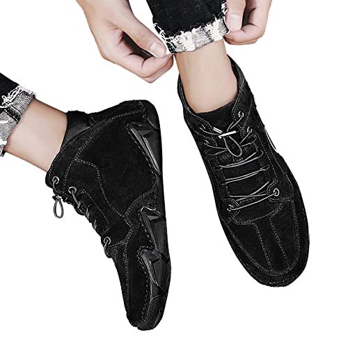 Fulidngzg Sicherheitsschuhe Herren S3 Sommer Barfußschuhe Hallenschuhe Wanderschuhe Laufschuhe Leder Outdoor Trekkingschuhe Turnschuhe mit Dicker Sohle Freizeitschuhe Sportschuhe Sneaker von Fulidngzg