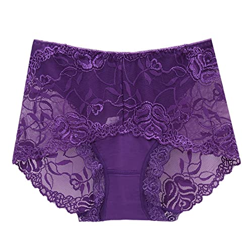 Fulidngzg Slip Damen Hipster Erotic Lingerie Erotisch String Tanga Tangas Hohe Taille Spitze Dessous Unterwäsche String Atmungsaktiv Ouvert Große Größen Unterhosen Schlüpfer von Fulidngzg