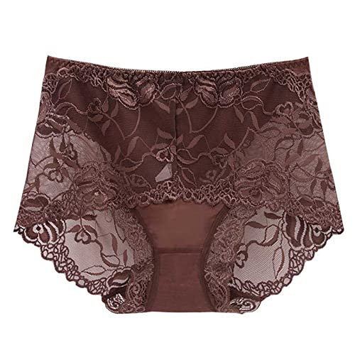 Fulidngzg Slip Damen Hipster Erotic Lingerie Erotisch String Tanga Tangas Hohe Taille Spitze Dessous Unterwäsche String Atmungsaktiv Ouvert Große Größen Unterhosen Schlüpfer von Fulidngzg