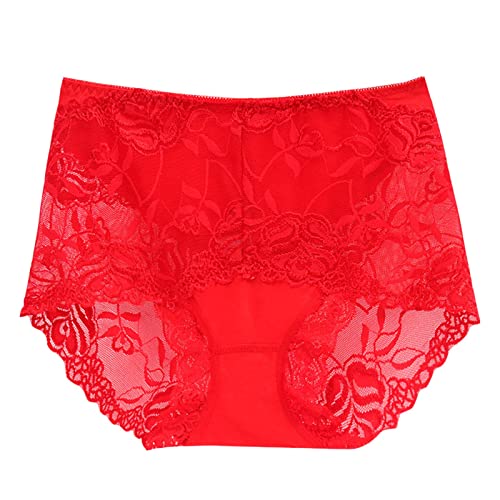 Fulidngzg Slip Damen Hipster Erotic Lingerie Erotisch String Tanga Tangas Hohe Taille Spitze Dessous Unterwäsche String Atmungsaktiv Ouvert Große Größen Unterhosen Schlüpfer von Fulidngzg