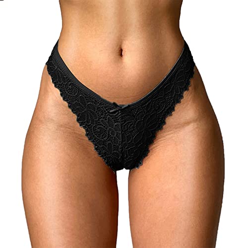 Fulidngzg Slip Damen Sexy Spitze Erotisch Frauen Offen Ouvert Höschen Bikini Nahtlose Slips Große Größen Unterhosen Unterwäsche Dessous Hipster String Tanga von Fulidngzg