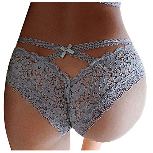 Fulidngzg Slip Damen Sexy Spitze Erotisch Frauen Offen Ouvert Höschen Bikini Nahtlose Slips Große Größen Unterhosen Unterwäsche Dessous Hipster String Tanga von Fulidngzg