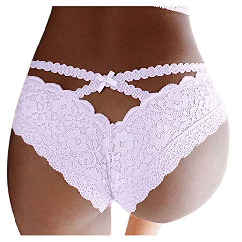 Fulidngzg Slip Damen Sexy Spitze Erotisch Frauen Offen Ouvert Höschen Bikini Nahtlose Slips Große Größen Unterhosen Unterwäsche Dessous Hipster String Tanga von Fulidngzg