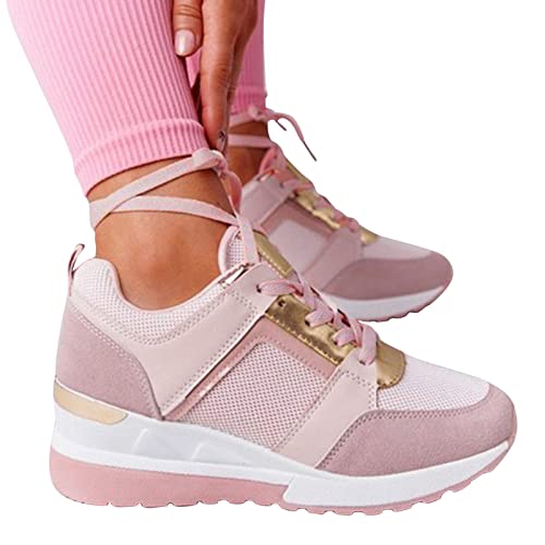 Fulidngzg Sneaker Damen Schwarz Weite H Fitnessschuhe Straßenlaufschuhe Joggingschuhe Weich Turnschuhe Walkingschuhe Bequeme Sportschuhe Fitness Freizeitschuhe Laufschuhe Gym Outdoor von Fulidngzg