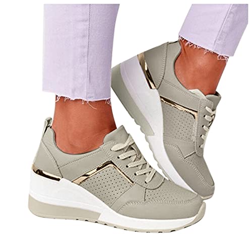 Fulidngzg Sneaker Damen Schwarz Weite H Fitnessschuhe Straßenlaufschuhe Joggingschuhe Weich Turnschuhe Walkingschuhe Bequeme Sportschuhe Fitness Freizeitschuhe Laufschuhe Gym Outdoor von Fulidngzg