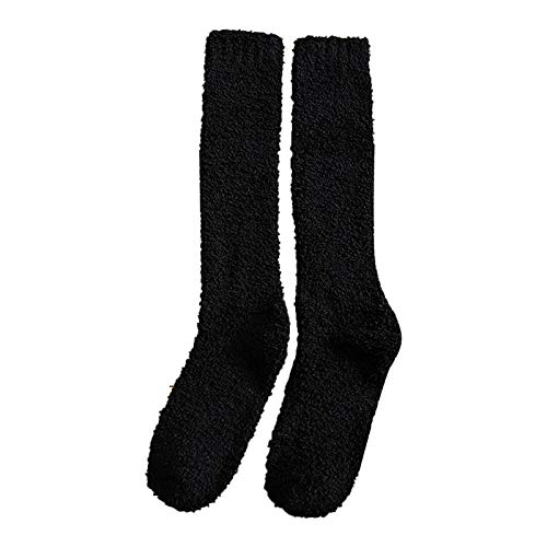 Fulidngzg Socken Damen 39-42 Strümpfe Stricken Weiche Socken Stoppersocken Haussocken Plüschsocken Kuschelsocken Thermosocken Dicke Socken Damensocken Bodensocken Bettsocken Lange Socken Wintersocken von Fulidngzg