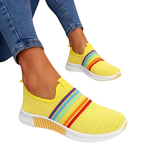 Fulidngzg Sommerschuhe Damen 38 Bequeme Fitness Leicht Running Schuhe Turnschuhe Freizeitschuhe Joggen Walkingschuhe Sportschuhe Joggingschuhe Straßenlaufschuhe Atmungsaktiv Weich Laufschuhe Sneaker von Fulidngzg