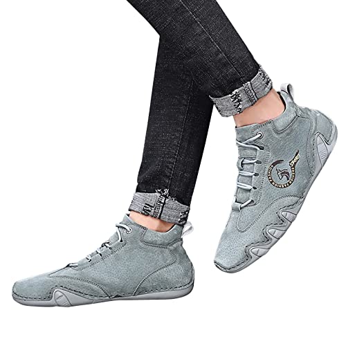 Fulidngzg Sportschuhe Herren Freizeitschuhe Barfußschuhe Arbeitsschuhe Sneaker Turnschuhe Atmungsaktiv Hallenschuhe Outdoor Sommer Trekkingschuhe mit Dicker Sohle Slip-On Laufschuhe Wanderschuhe von Fulidngzg