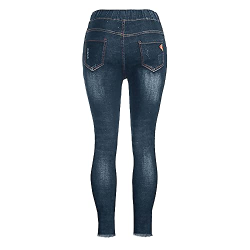 Fulidngzg Umstandsjeans Damen Straight Lange Bequem Große Größen Umstandsmode Schwangerschaftshose Komfortable High Waist Stretch Skinny Jeans Boyfriend mit Bauchband Denim Leggings Umstandshose von Fulidngzg