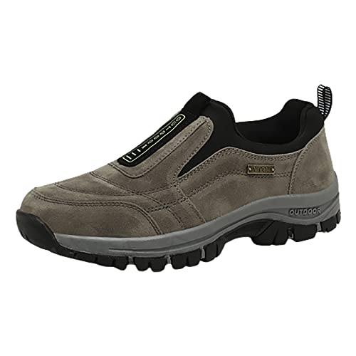 Fulidngzg Wanderschuhe Herren Wasserdicht Winter Atmungsaktive Wanderstiefel Orthopädische Motorrad Halbschuhe Wolken Wanderschuhe Fersensporn Bergschuhe Walking Leichte Trekkingschuhe Outdoor Schuhe von Fulidngzg