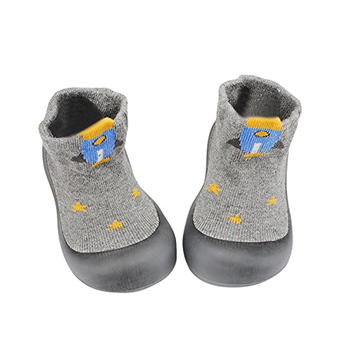 Hausschuhe Kinder Junge Mädchen Baby Slipper Barfussschuhe Anti-Rutsch Sohle Kindergarten Pantoffeln Gymnastikschuhe Turnschläppchen Weich Atmungsaktive Barfuss Kinderhausschuhe 0-4 Jahre von Fulidngzg