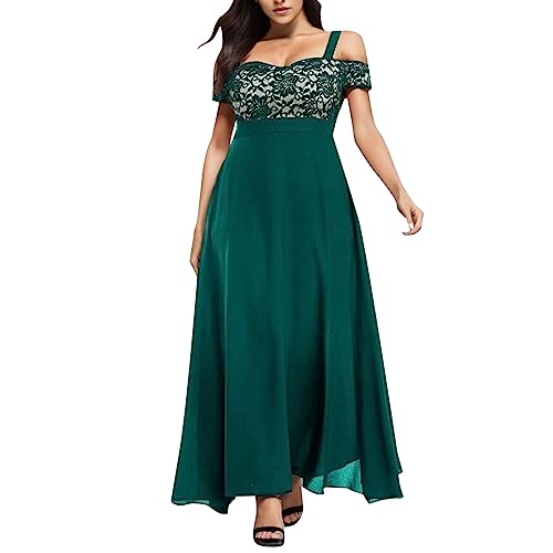 Kleider Damen Festlich Elegant 50er Jahre Festliche Brautkleid Schwarzes Curvy Elegantes Sommerkleid Brautjungfernkleider Lang A Linie Schöne Rockabilly Kleider Cocktailkleid Abendkleid von Fulidngzg