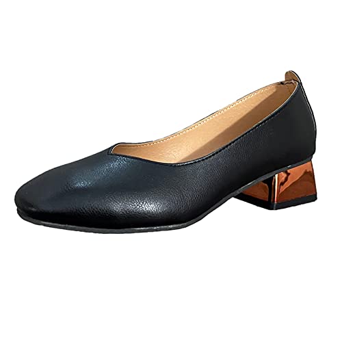 Silberne Schuhe Damen: Flacher Absatz High Heels Grau Breite Füße Pumps Elegant Hochzeit Trachtenschuhe Dirndl Business Rockabilly Absatzschuhe 2023 Weite H Festliche Damenschuhe von Fulidngzg