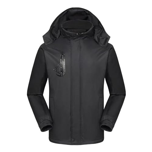 Skijacke Damen Winter Snowboardjacke Atmungsaktiv Wasserdicht Wanderjacke Skijacke Outdoor Warm Winterjacke Regenjacke Grosse Grössen Schwarz Daunenjacke Ski Funktionsjacke Sportjacke von Fulidngzg