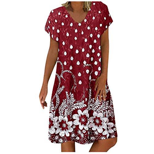 Strandkleid Damen Sommer Bunt Große Größen Kleider Blumen Midikleid Strandkleid Abendkleid Casual A Linie Freizeitkleid Boho Kleid Blumenkleid Kurzarm Elegant Swingkleid Sommerkleid Strandkleid Damen Sommer Bunt Große Größen Kleider Blumen Midikleid Strandkleid Abendkleid Casual A Linie Freizeitkleid Boho Kleid Blumenkleid Kurzarm Elegant Swingkleid Sommerkleid von Fulidngzg