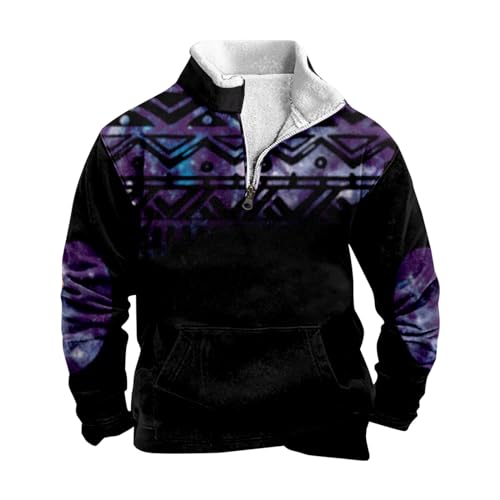 Sweatshirt Herren Ohne Kapuze Norweger mit Reißverschluss Winterpullover Arbeitspullover Schwarzer Fleecepullover Pullover Langarm Thermo Funktionsshirt Jagd Warm Wollpullover Sweatshirt Herren Ohne Kapuze Norweger mit Reißverschluss Winterpullover Arbeitspullover Schwarzer Fleecepullover Pullover Langarm Thermo Funktionsshirt Jagd Warm Wollpullover von Fulidngzg