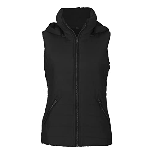 Weste mit Kapuze Damen: Softshell Übergangsjacke Elegant Schwarze Fleeceweste Große Größen Übergang Damenweste Leichte Kurz Ultraleicht Steppweste Ärmellose Gesteppt Reißverschluss Wanderjacke Weste mit Kapuze Damen: Softshell Übergangsjacke Elegant Schwarze Fleeceweste Große Größen Übergang Damenweste Leichte Kurz Ultraleicht Steppweste Ärmellose Gesteppt Reißverschluss Wanderjacke von Fulidngzg
