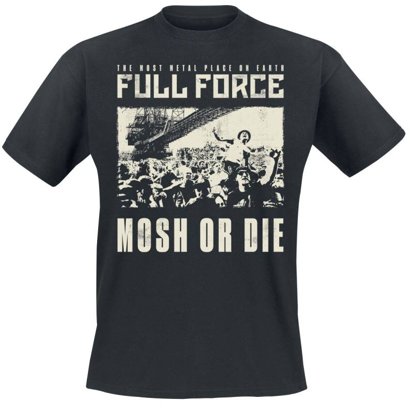 Full Force 2024 T-Shirt - Hardcore - XXL bis 4XL - für Männer - Größe 4XL - schwarz  - EMP exklusives Merchandise! von Full Force 2024