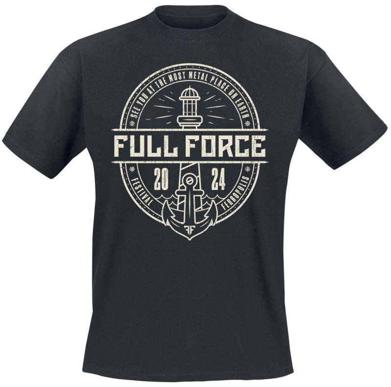 Full Force 2024 T-Shirt - See You At the Most Metal Place On Earth - M bis XXL - für Männer - Größe XXL - schwarz  - EMP exklusives Merchandise! von Full Force 2024