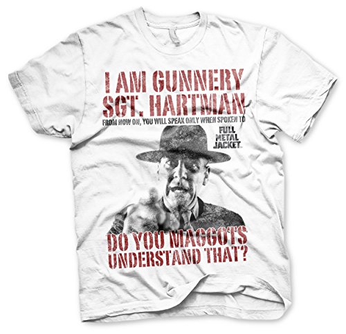 Offizielle Vollmetalljacke – SGT. Hartman T-Shirt Gr. XXL, weiß Offizielle Vollmetalljacke – SGT. Hartman T-Shirt Gr. XXL, weiß von Full Metal Jacket