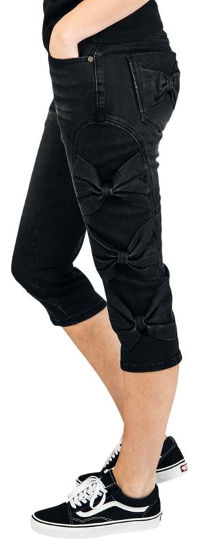 Full Volume by EMP Capri Shorts With Bow Detail Short schwarz in 31 von Full Volume by EMP