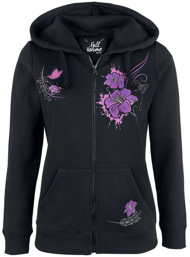 Full Volume by EMP Freaking Out Loud Kapuzenjacke schwarz in L von Full Volume by EMP