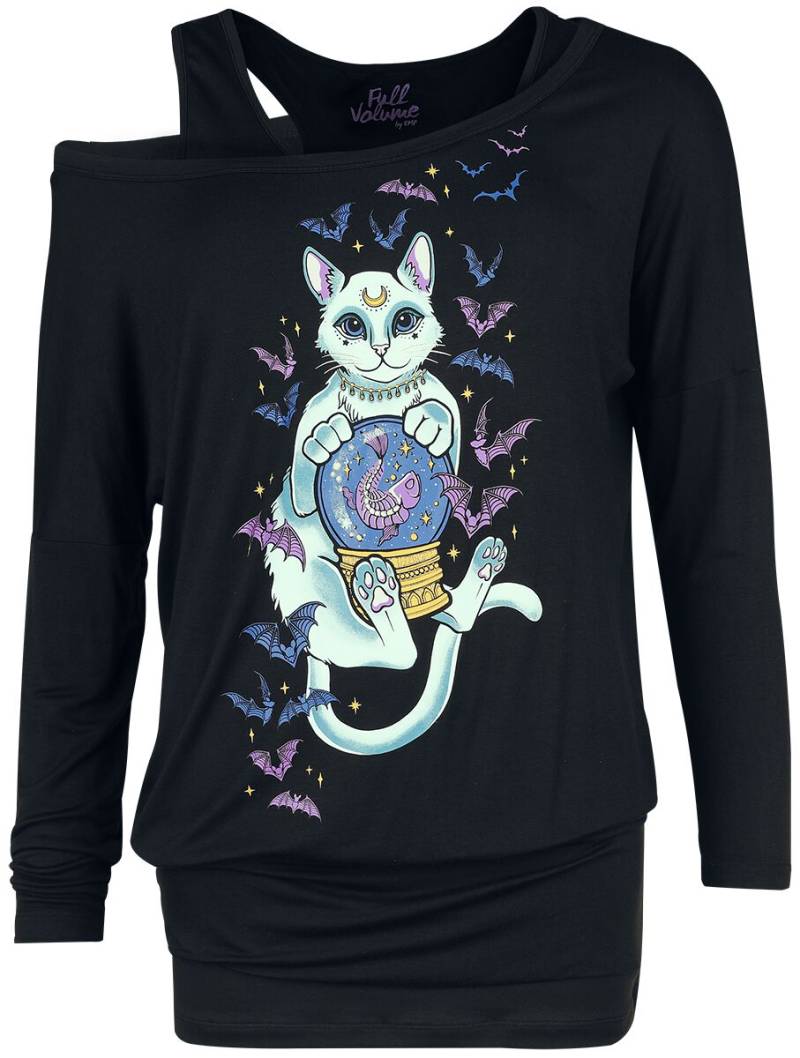 Full Volume by EMP Langarmshirt - Busting Loose - S bis XXL - für Damen - Größe XXL - schwarz von Full Volume by EMP