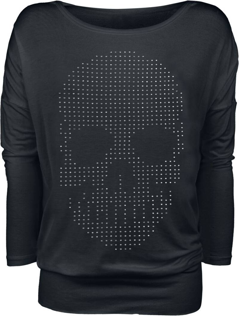 Full Volume by EMP Skull Langarmshirt schwarz in L von Full Volume by EMP