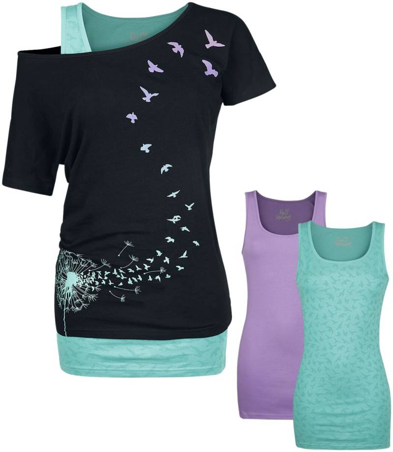 Full Volume by EMP T-Shirt - When The Heart Rules The Mind - S bis XXL - für Damen - Größe M - schwarz von Full Volume by EMP