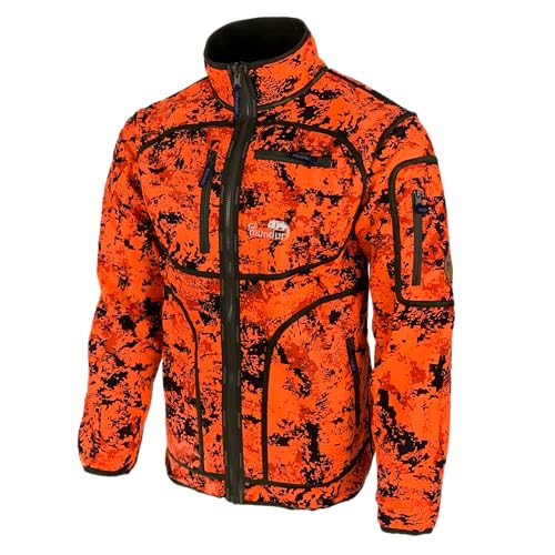 Full mundur Orange Blaze Camo Jagd Jacke Wendejacke für Herren Windstop Wasserdicht von Full mundur