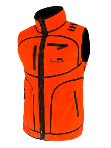 Full mundur Digital Green Camo und Blaze Camo Orange Jagdweste Jacke Wendbar für Mann Windstop Wasserdicht, Melange Green/Blaze Orange, XL von Full mundur