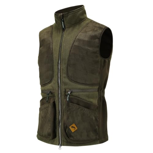 Full mundur Fleece Schießweste, Jagdweste, atmungsaktive Hundetrainerweste, Outdoor-Weste mit mehreren Taschen, Haustiertrainer für Herren von Full mundur