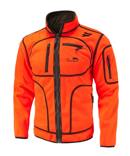 Full mundur Orange Camo Jagdjacke Wendbar für Herren Windstop Wasserdicht, blaze orange, XXL von Full mundur