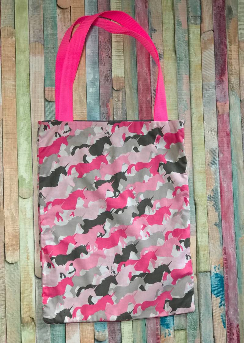 Nerditotes Pink Einhorn Tote Bag Nerditotes Pink Einhorn Tote Bag von FullMoonPhoenix