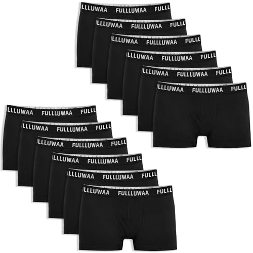 Fullluwaa Boxershorts Herren 6/10er Pack Retroshorts Trunks Men Unterwäsche Unterhosen Männer Baumwolle S-3XL von Fullluwaa