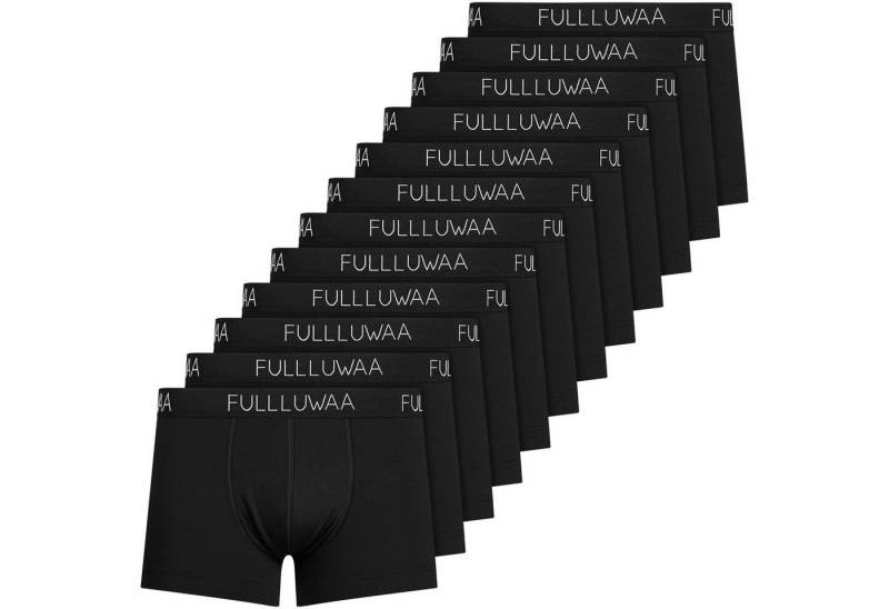 Fullluwaa Boxershorts Herren Boxershorts 12er Pack – Bequeme Unterhosen (12-St) aus elastischer Baumwolle mit perfekter Passform und Komfortbund von Fullluwaa