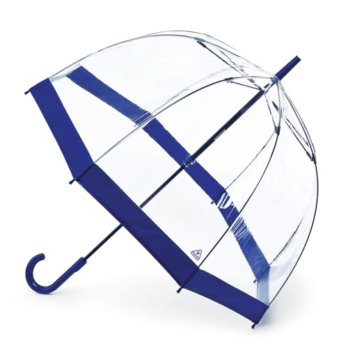 Fulton Damen Regenschirm - Blau - Navy Border - Einheitsgröße von Fulton