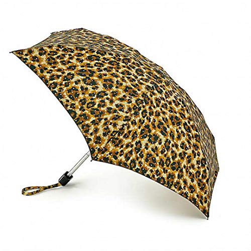 Fulton Tiny 2 Bling Leopard Print Regenschirm, gelb, Tiny 2 von Fulton