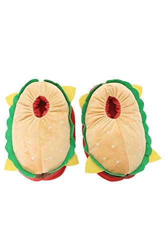 Fuman Hamburger Plüsch Hausschuhe Erwachsene Winter Pantoffeln Warme Weiche Hausschuhe Zuhause Fuman Hamburger Plüsch Hausschuhe Erwachsene Winter Pantoffeln Warme Weiche Hausschuhe Zuhause von Fuman
