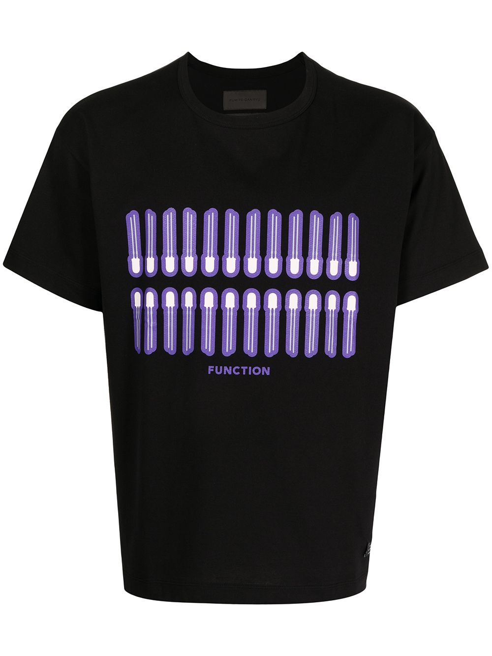 Fumito Ganryu T-Shirt mit "Function"-Print - Schwarz von Fumito Ganryu